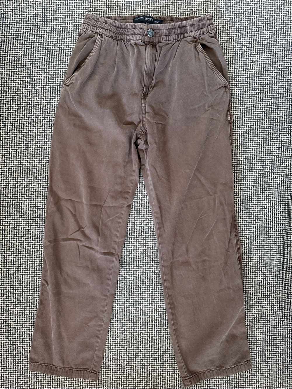 Cotton On Men's Chino-Style Elastic Waist Pants - Brown